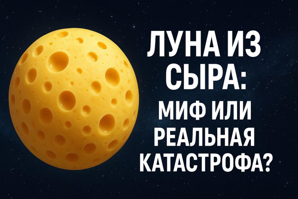 Что если Луна вдруг стала бы сыром: мир после сырной катастрофы