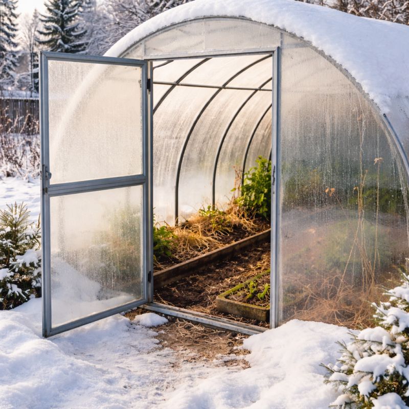 Зимнее проветривание теплицы: необходимость или миф?