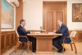 Глава Минобрнауки России Валерий Фальков и врио губернатора Оренбургской области Евгений Солнцев провели рабочую встречу