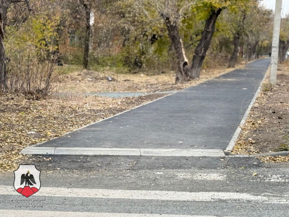 На улице Московской новый тротуар