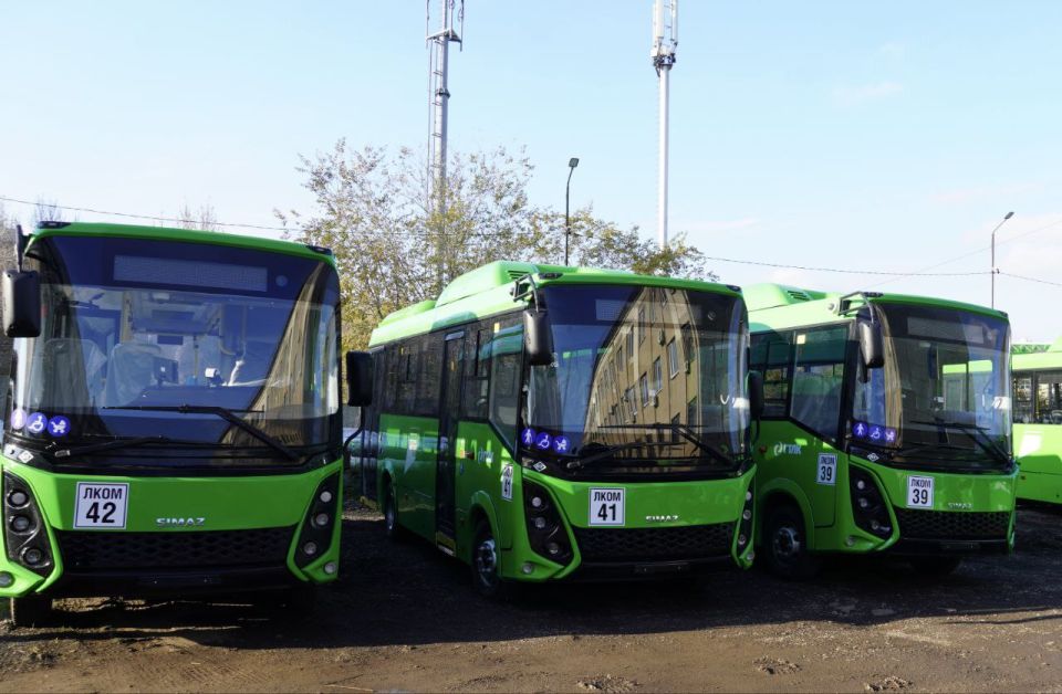 В Оренбург прибыли новые автобусы марки «СИМАЗ»