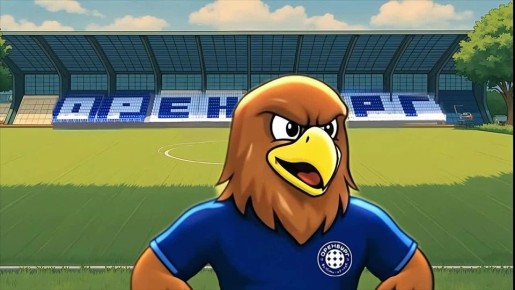 Новым талисманом ФК «Оренбург» стал степной орел