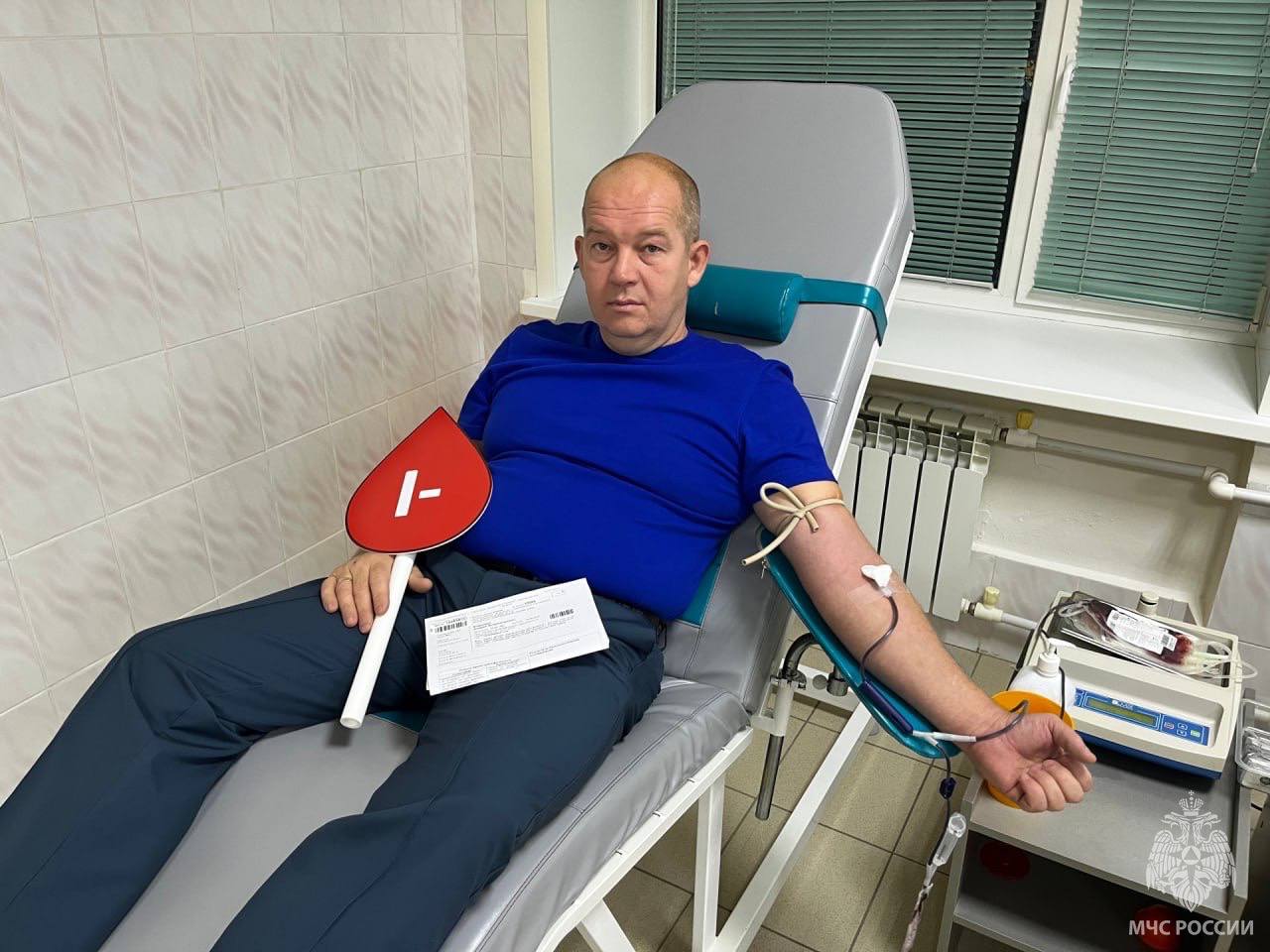 Пожарные Бузулука спасают жизни через донорство Пожарные Бузулука спасают жизни через донорство