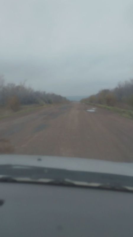 Участок федеральной трассы в Октябрьском районе весь в ямах и кочках