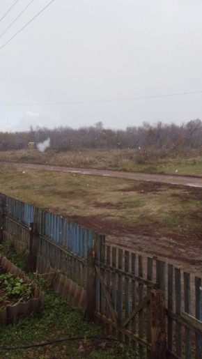 Пошёл первый снег. Шарлыкский район