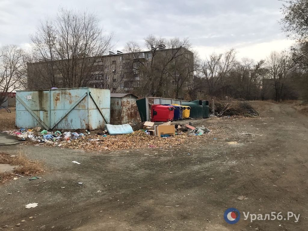 К домам задом, к детсаду передом: В Орске мусор от площадки летит на тротуары и к дошкольникам К домам задом, к детсаду передом: В Орске мусор от площадки летит на тротуары и к дошкольникам