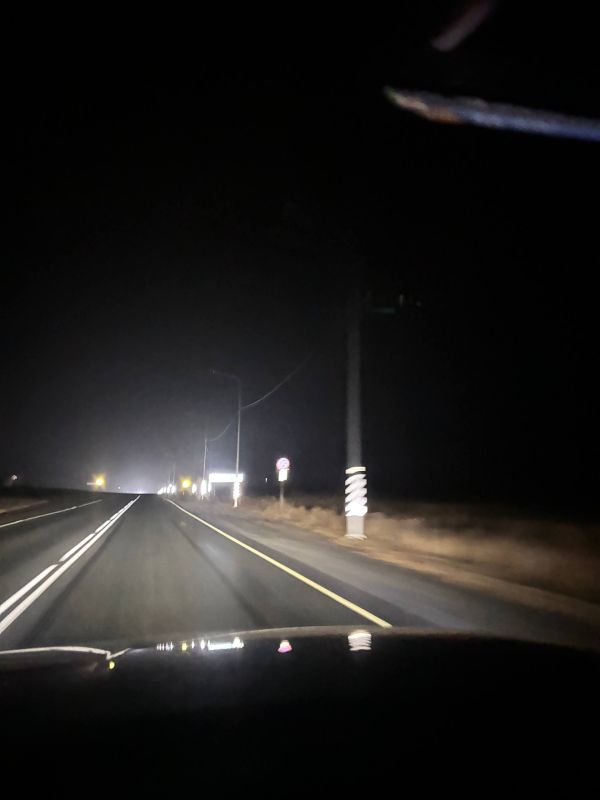 На трассе Казань - Оренбург - Орск в Оренбургской области не работает освещение на многих участках На трассе Казань - Оренбург - Орск в Оренбургской области не работает освещение на многих участках