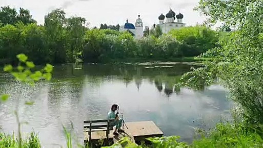 Приволжский федеральный округ поет песню «Гляжу в озера синие»