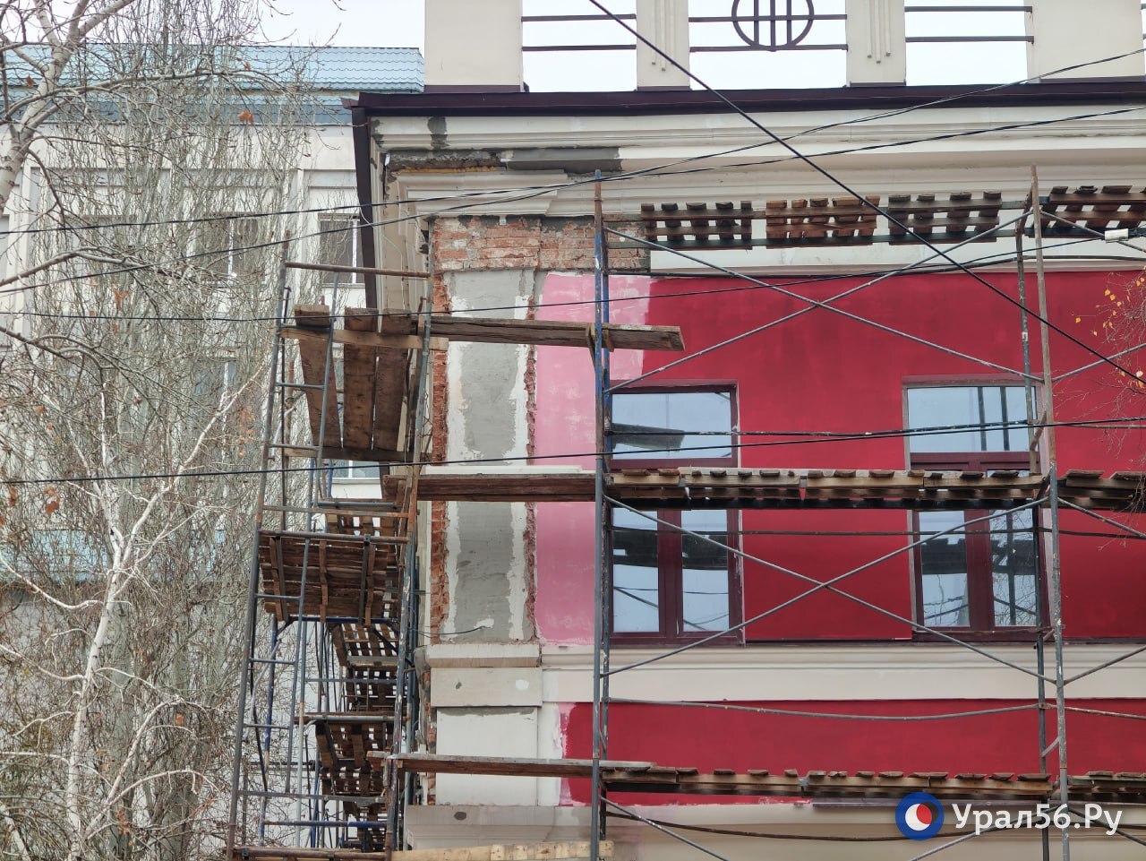 Реставрация «Беловской тюрьмы» в центре Оренбурга затянулась на год