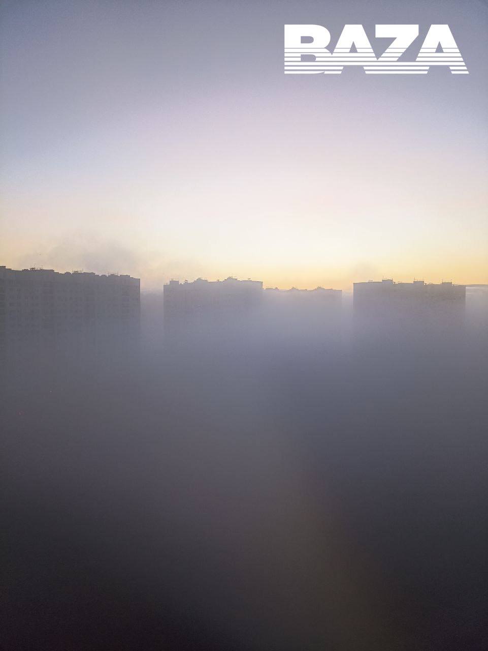 Москву накрыл густой туман — объявлен «желтый» уровень опасности Москву накрыл густой туман — объявлен «желтый» уровень опасности