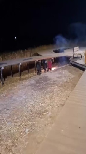 Дети чуть не подожгли пешеходную зону новой набережной в Ясном