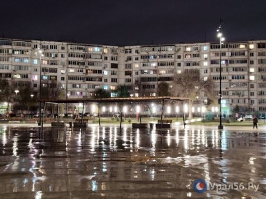 Дождь в Оренбурге в конце рабочей недели