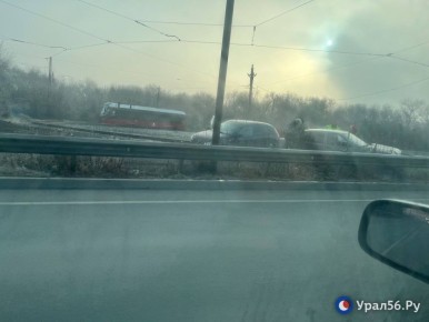 В Орске произошло ДТП в тумане пару часов назад