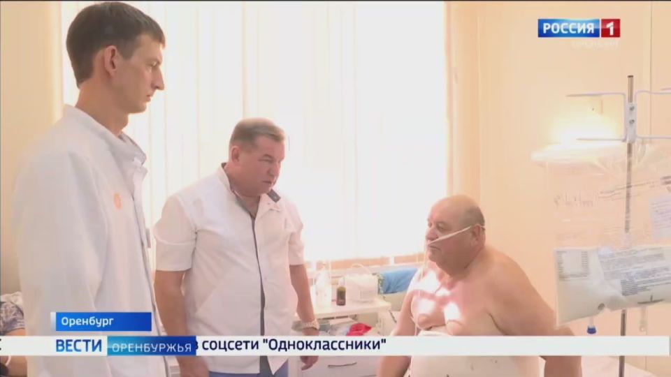 В Оренбуржье впервые провели уникальную операцию пациенту с опухолью пищевода