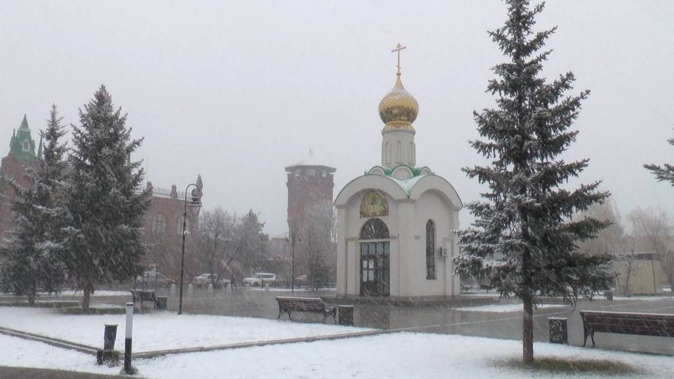 Утро в Бузулуке.. Скучаете по снегу?