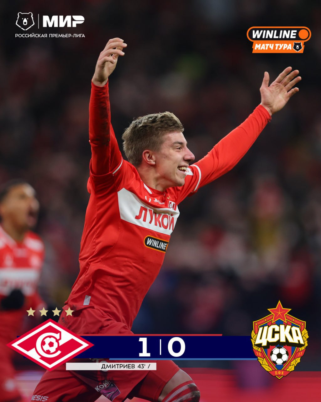 «Спартак» обыграл ЦСКА в первом матче после ухода Станковича