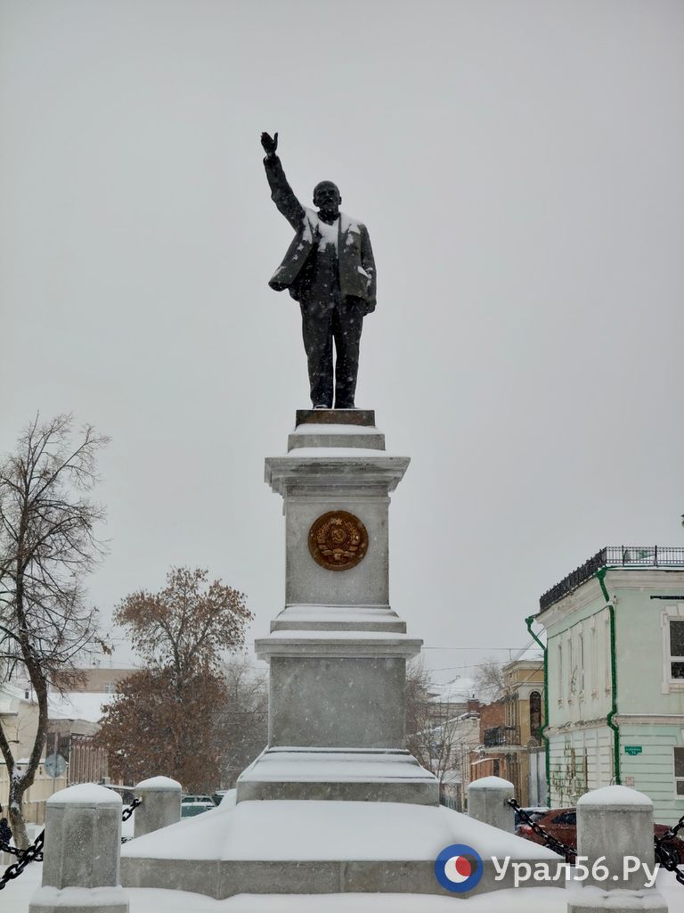 Оренбург и долгожданный снег Оренбург и долгожданный снег