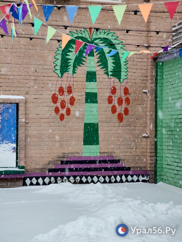 Оренбург и долгожданный снег Оренбург и долгожданный снег