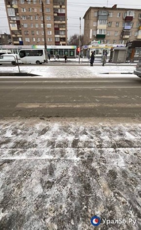 В Орске выпал хоть какой-то снег