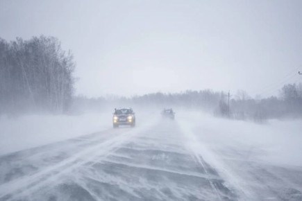 На дорогах Самарской области введены временные ограничения из-за метели