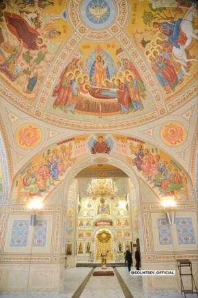 Роспись Свято-Троицкого кафедрального собора в Бузулуке близится к завершению