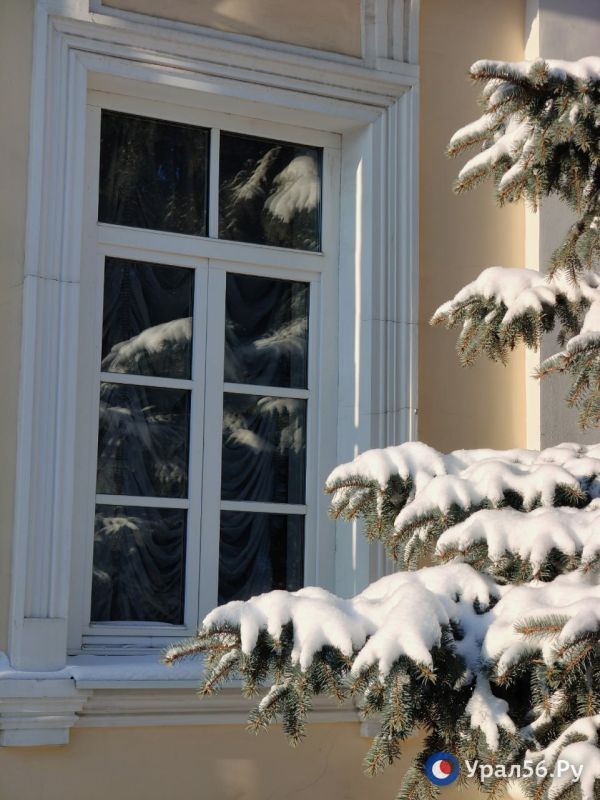 В Оренбурге сегодня морозно и солнечно