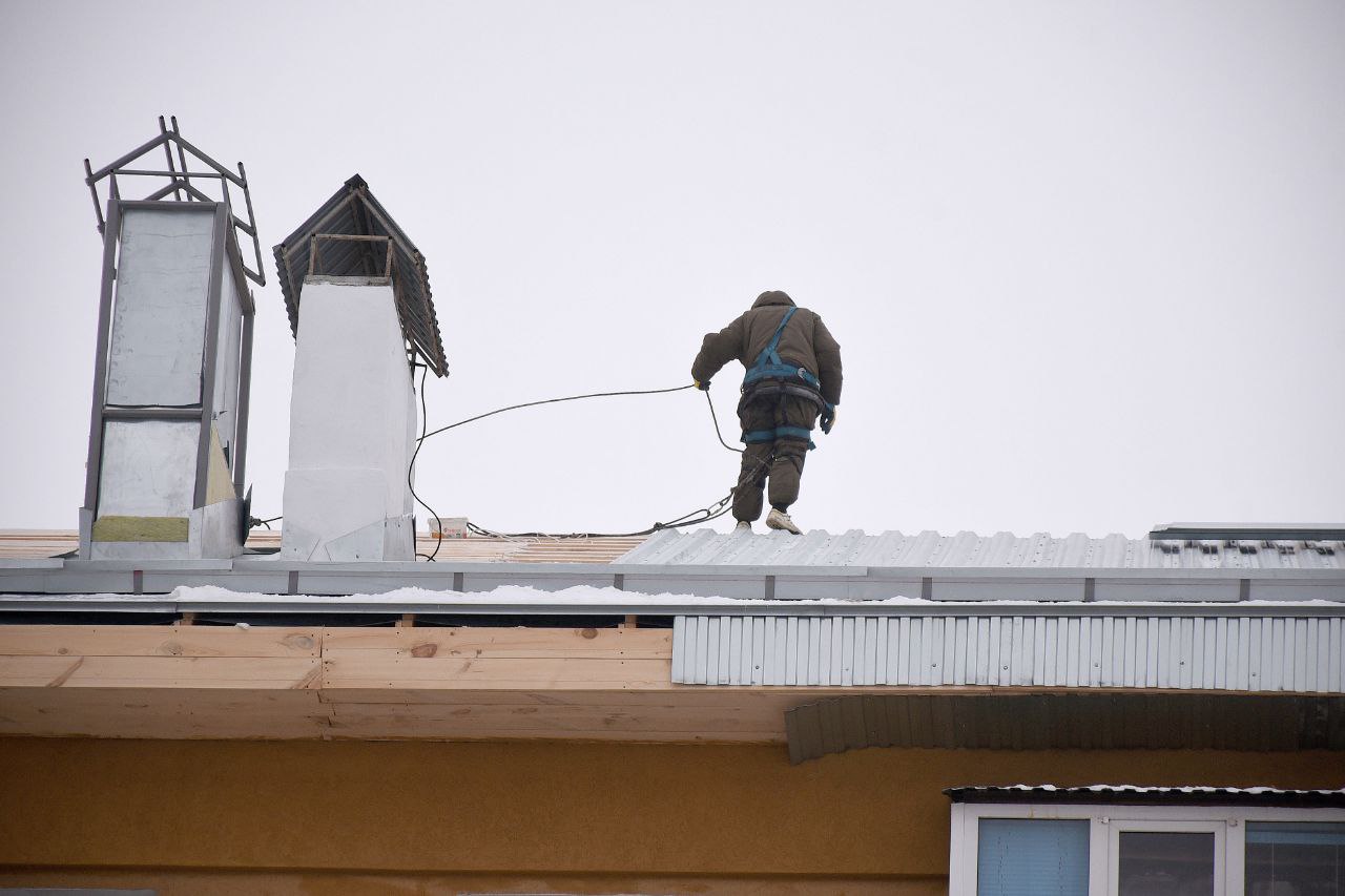 Дом на пр. Больничном в Оренбурге почти восстановили после крупного пожара Дом на пр. Больничном в Оренбурге почти восстановили после крупного пожара