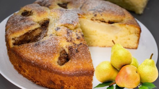 Нежный грушевый пирог: простой рецепт, который покорит сердца