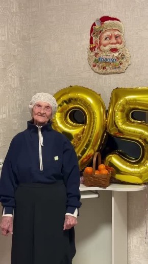 Свое 95-летие в преддверии Нового года отмечает жительница Оренбурга Мария Исакова