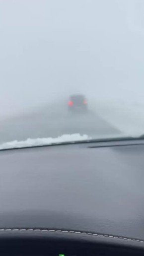 Обстановка на трассе днем возле Бузулука