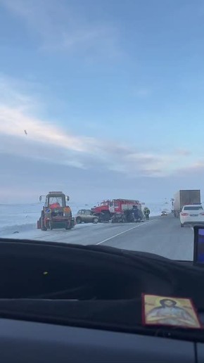 Серьезное ДТП произошло сегодня утром на трассе Оренбург - Орск