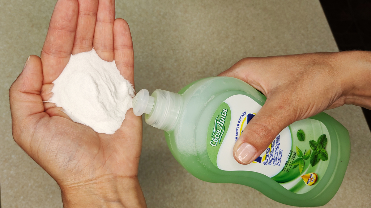 Эффективное смешение средства для мытья посуды с содой: секрет идеальной чистоты