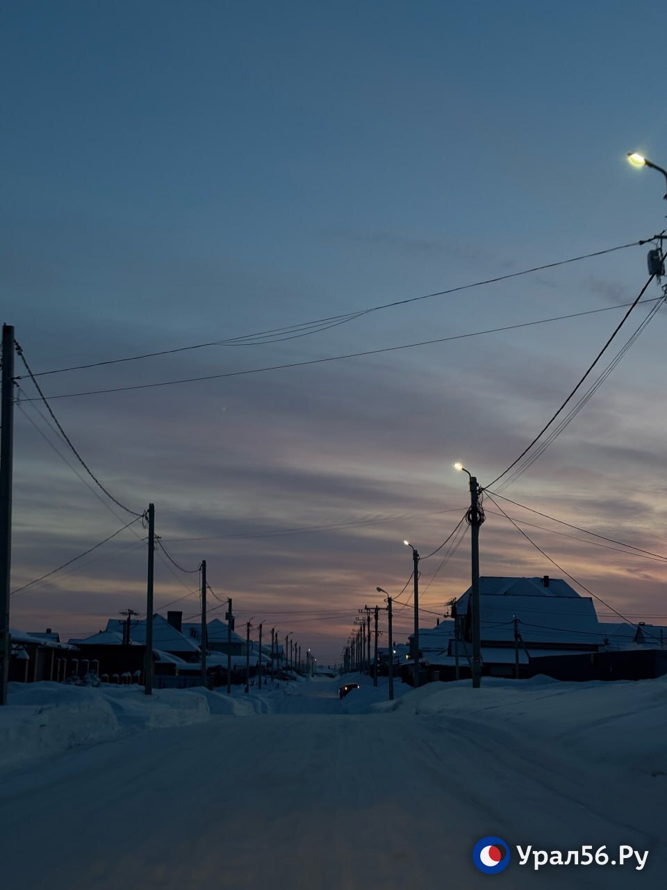 Закат в Оренбурге