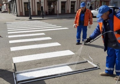В Оренбурге обновят дорожную разметку