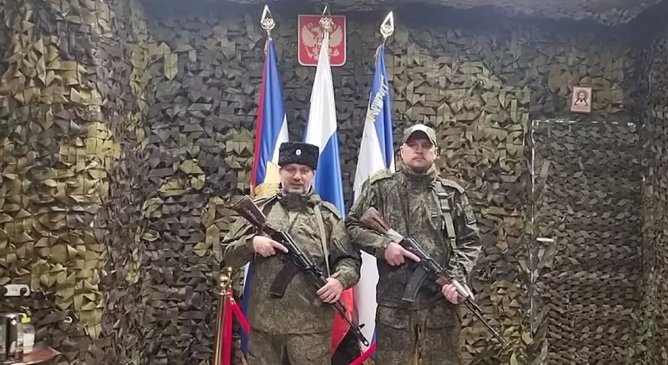 Бойцы Оренбургского казачьего добровольческого батальона БАРС -6 «Форштадт» поздравили женщин Оренбуржья с Международным женским днём