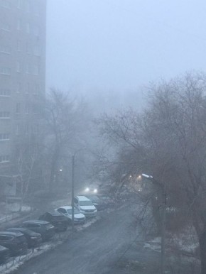 Восток Оренбургской области сегодня утром снова в плотном тумане