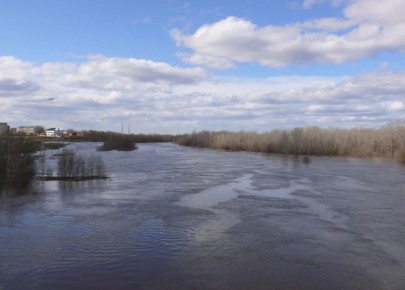 Информация об уровне воды в реках Оренбуржья на 30 марта