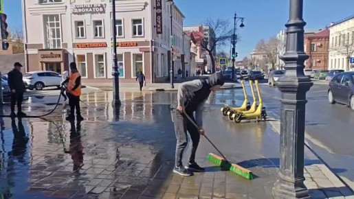 За чистый Оренбург: продолжается уборка города