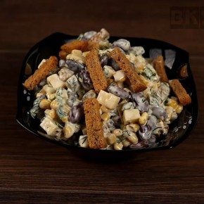 Легкий и быстрый салат «Шустрый» для занятых гурманов