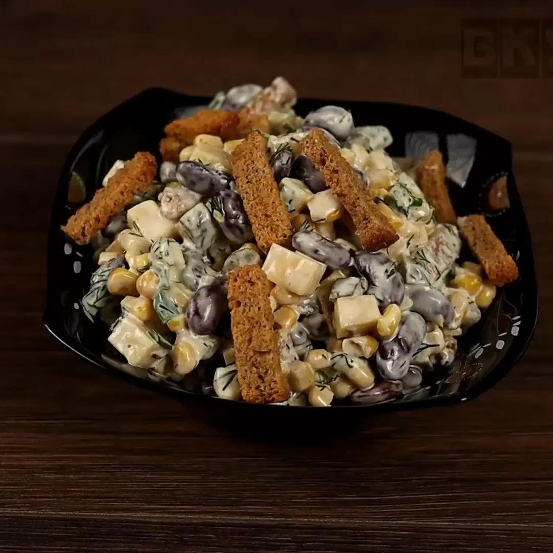 Легкий и быстрый салат «Шустрый» для занятых гурманов