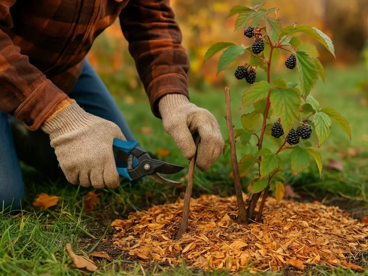 Ошибки осенью: как сохранить урожай ежевики на следующий год