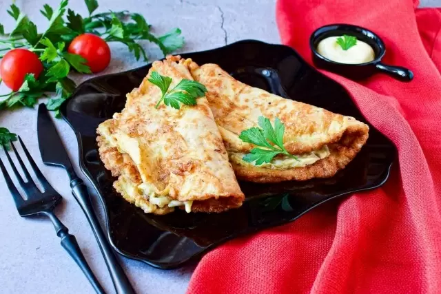 Бризоли из курицы: восхитительный омлетный деликатес