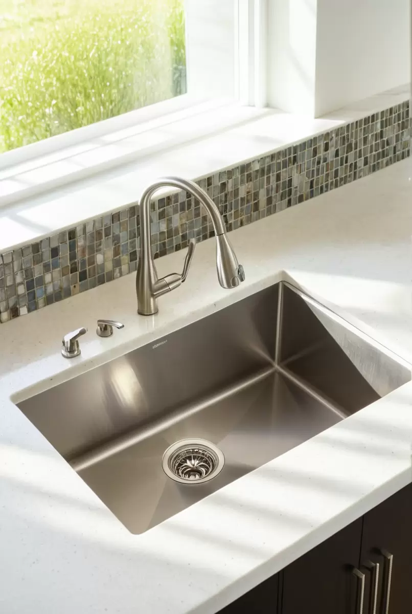 Уход за полированной мойкой: советы для блестящей чистоты