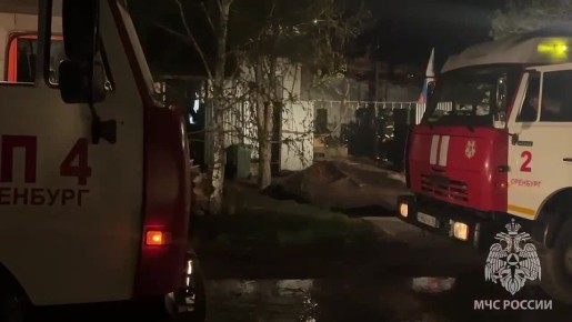 В Ростошах тушили крупный пожар в частном доме