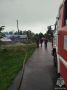 Три дома в Оренбургской области охватил огонь после удара молнии