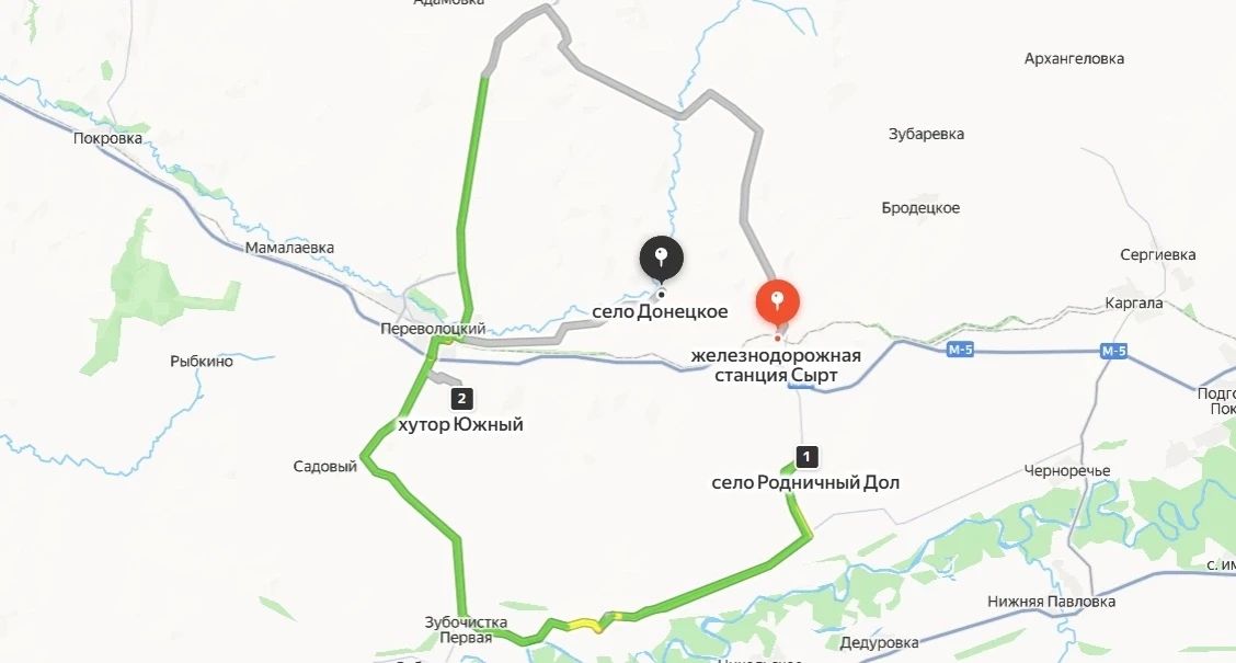 В Оренбургской области ограничено движение на трех участках трасс
