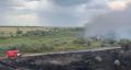 В Оренбургской области горит сухая трава