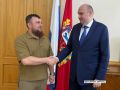 Евгений Солнцев встретился с командиром отряда БАРС-6 «Форштадт» Борисом Анненковым