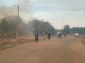 Степной пожар в Беляевском районе: жителей поселка Бурлыкский готовят к эвакуации