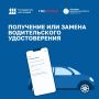 На Госуслугах работает сервис «Получение или замена водительского удостоверения»